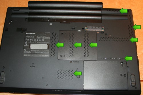 Lenovo W510 Air Intakes