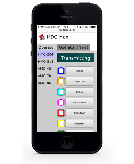 MDC Max 7 Web Client on iPhone or Smart Phone