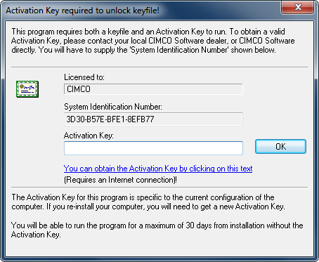 sequencher started running indemo mode not key