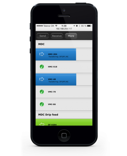 DNC Max 7 Web on iPhone