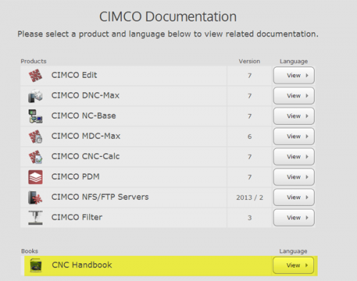 CIMCO Documents, CNC Handbook