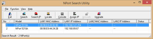 NPort Search Results