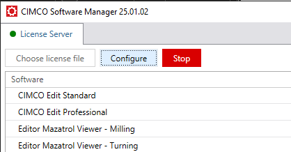 Start License Server